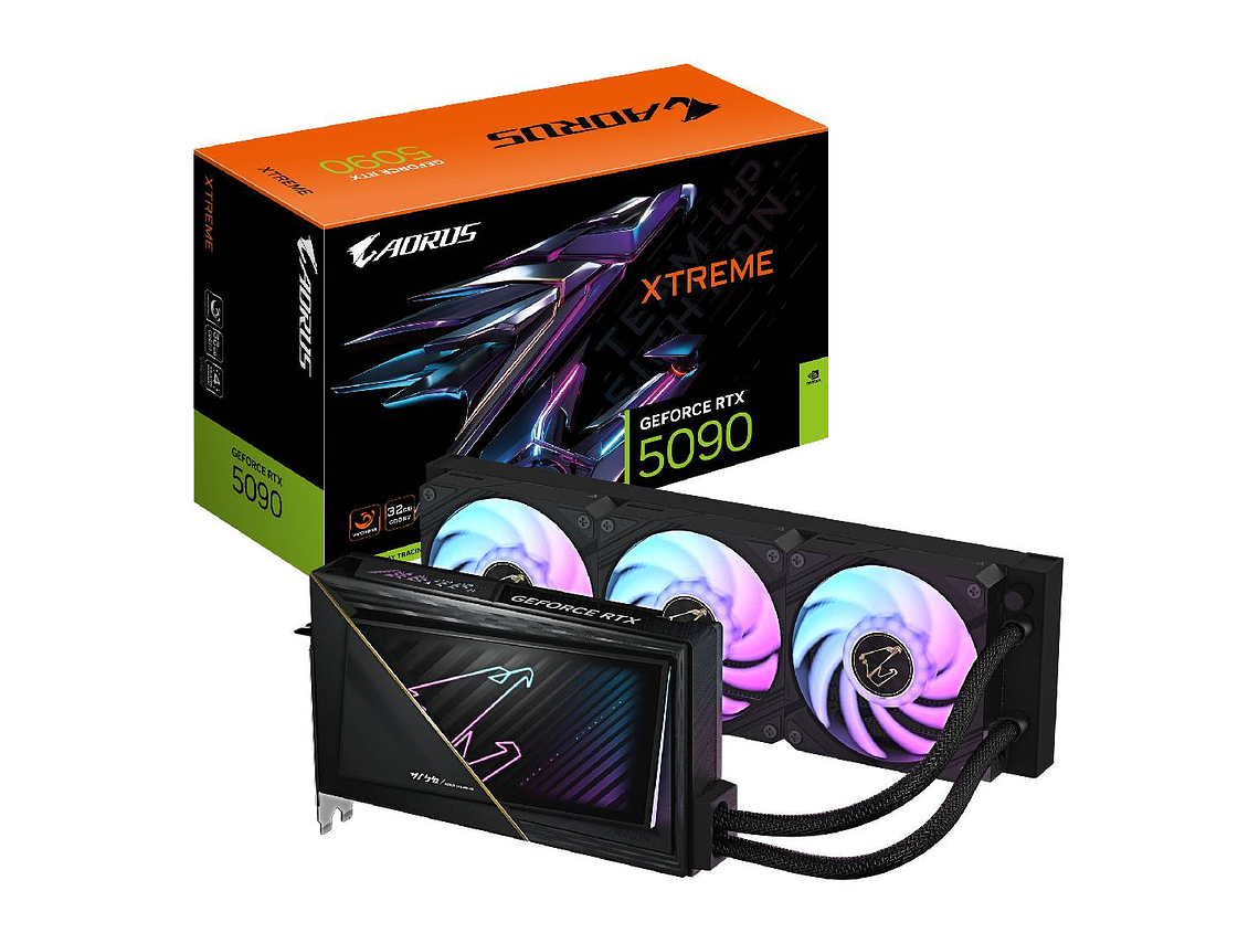 T. DE VIDEO GIGABYTE GEFORCE RTX 5090 XTREME WATERFORCE 32G 1