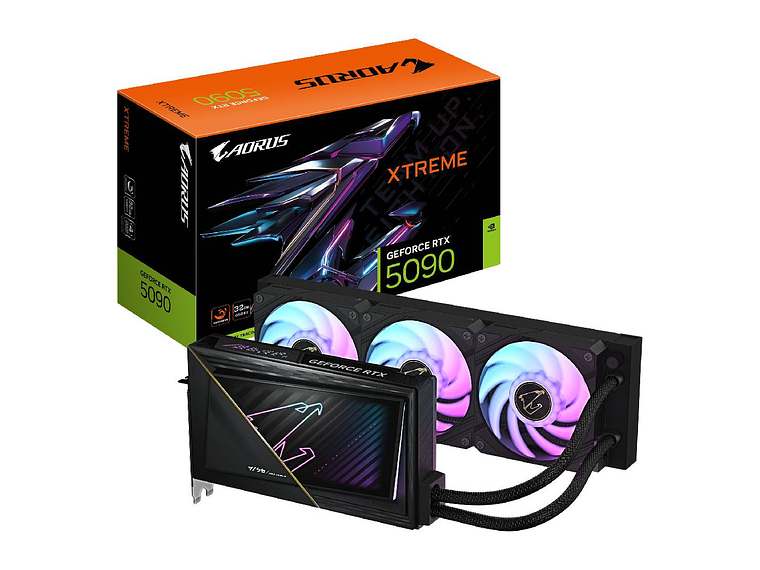 T. DE VIDEO GIGABYTE GEFORCE RTX 5090 XTREME WATERFORCE 32G 1