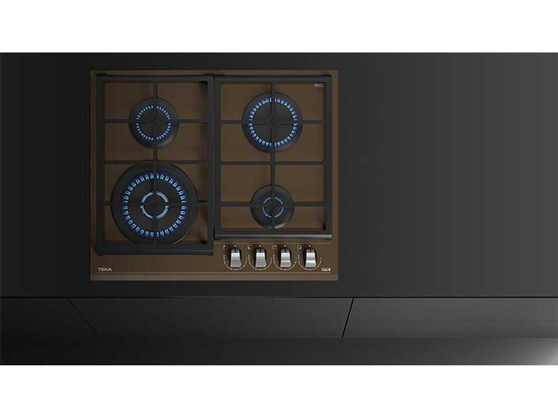 ENCIMERA GAS TEKA 4 PLATOS GZC 64320 XBB BUT LB 8
