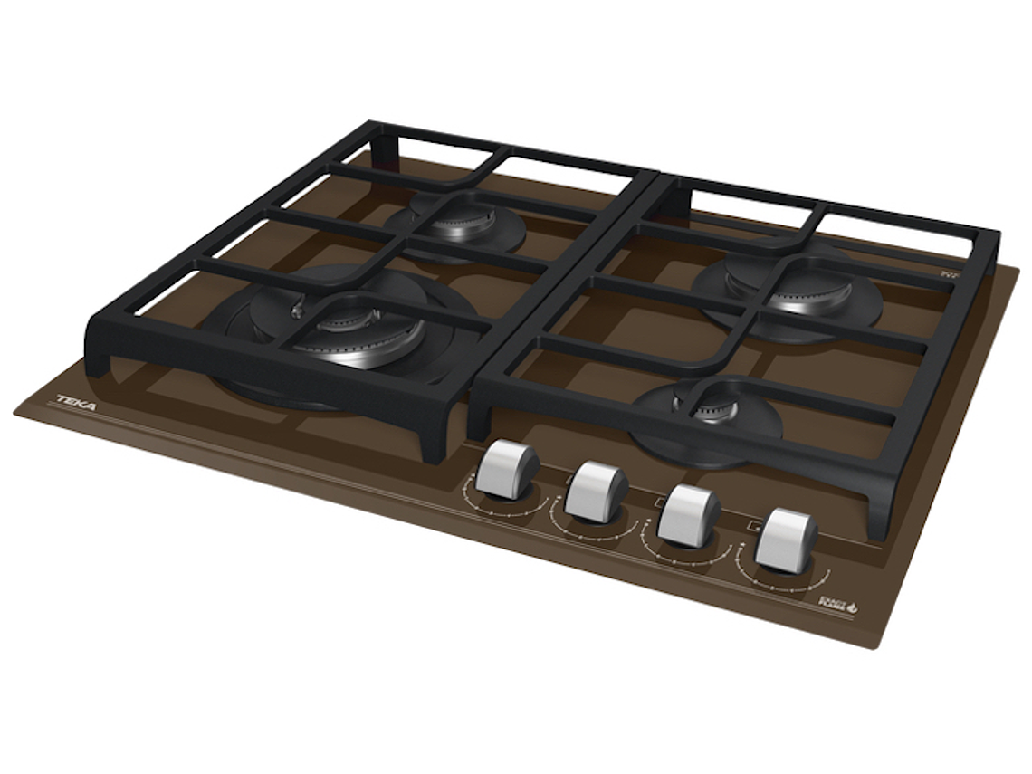 ENCIMERA CRISTAL GAS 4 QUEMADORES GZC-64320 XBB LONDON BRICK TEKA 4