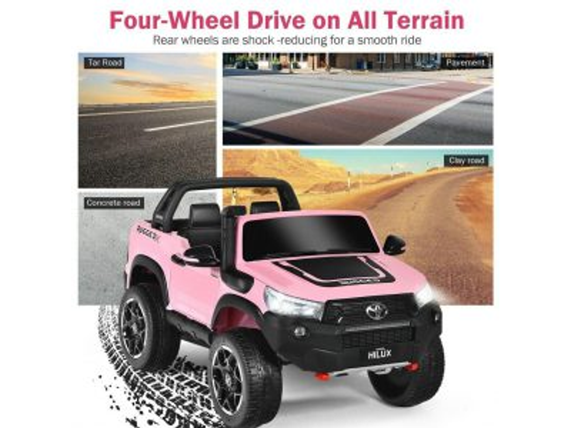 AUTO TOYOTA HILUX RUGGED X 12V PINK 4