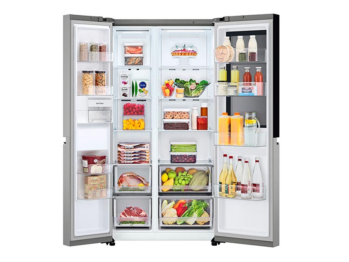 REFRIGERADOR SIDE BY SIDE LG GS66BVP NO FROST 647 LT 3