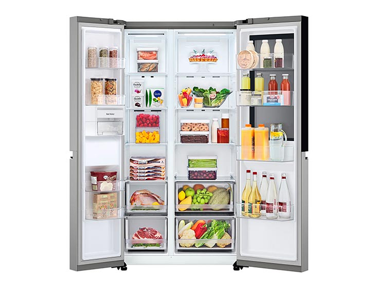 REFRIGERADOR SIDE BY SIDE LG GS66BVP NO FROST 647 LT 3