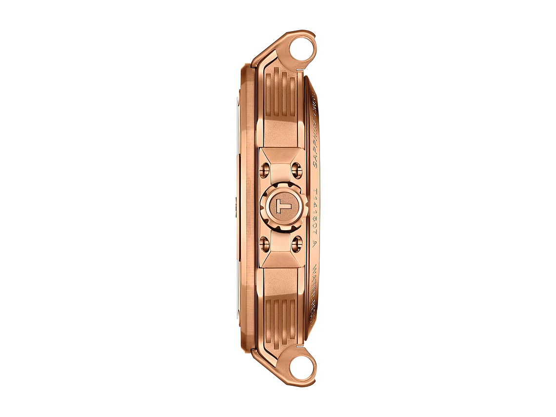 RELOJ DE PULSERA TISSOT T-RACE CHRONOGRAPH POWERMATIC 80 SILICONA ORO ROSA 3
