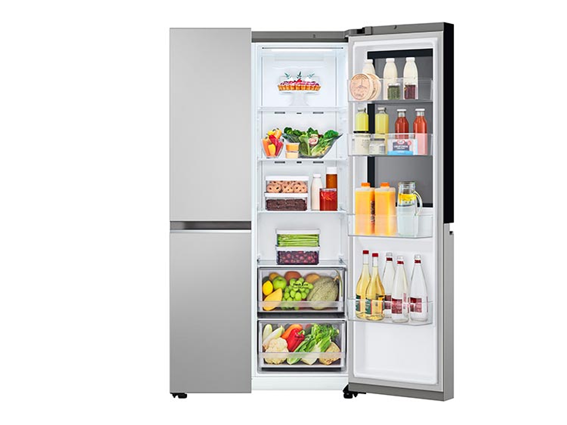 REFRIGERADOR SIDE BY SIDE LG GS66BVP NO FROST 647 LT 4