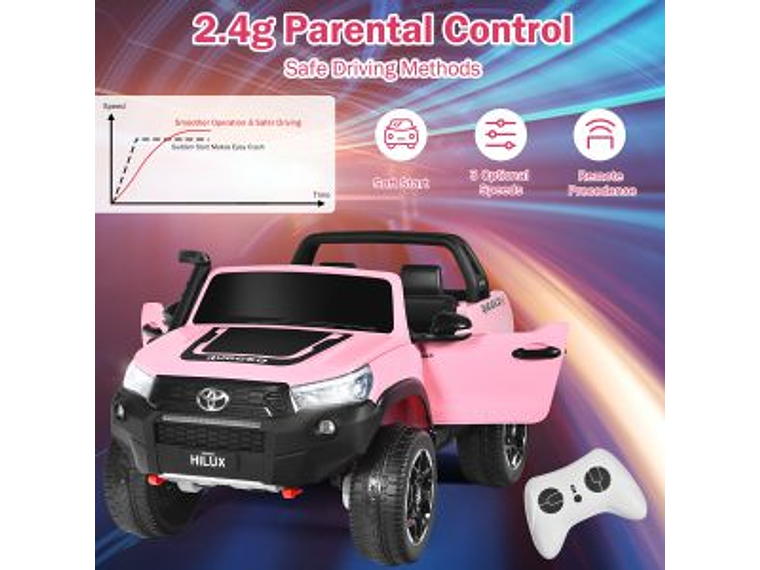 AUTO TOYOTA HILUX RUGGED X 12V PINK 5