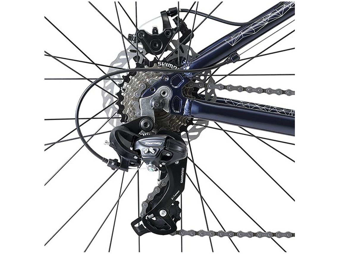 BICICLETA MTB OXFORD MERAK 1 ARO 29 AZUL/ÍNDIGO 7