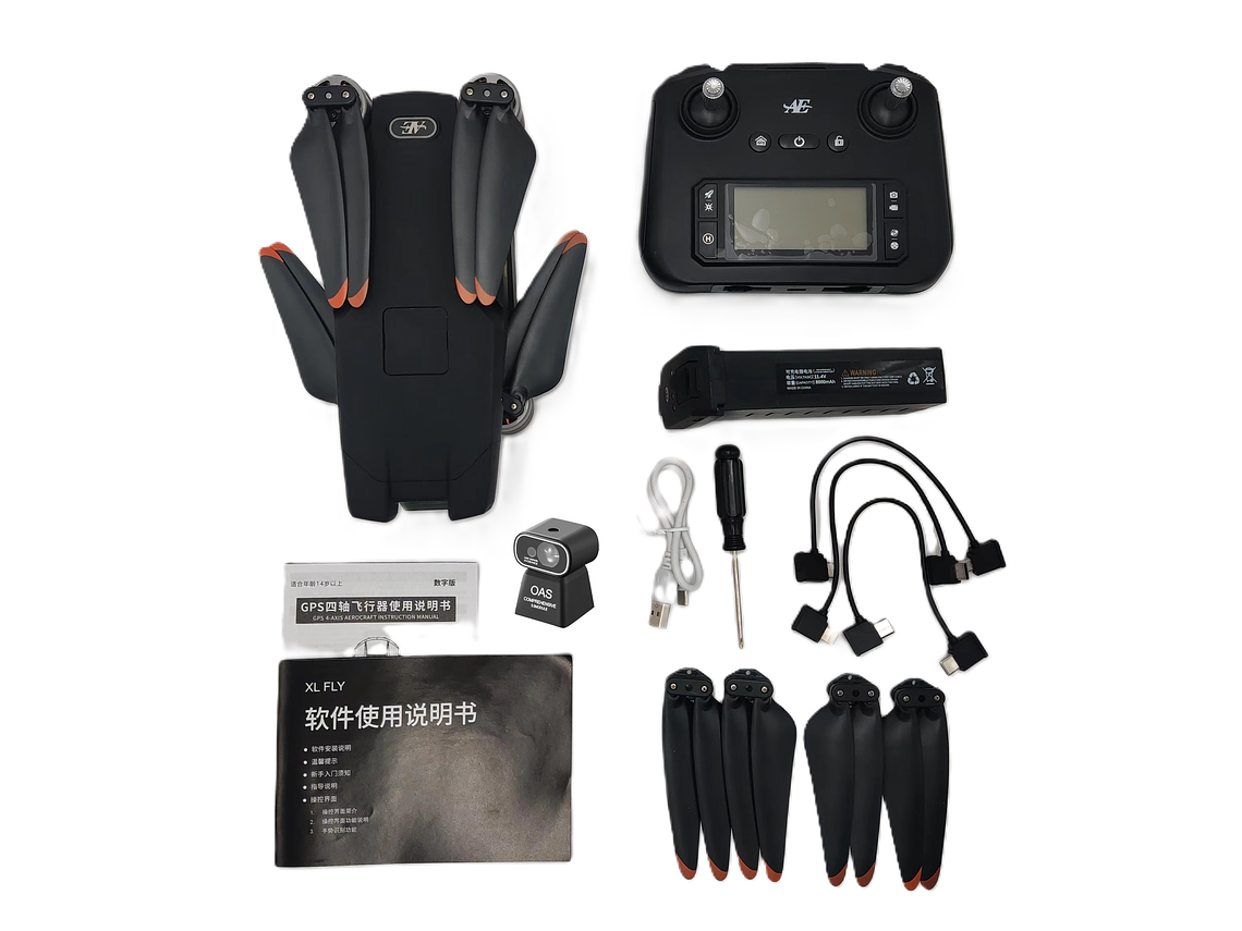 DRON WIFI 5G 4K EIS 4000M GPS 8000MAH EVASIÓN DE OBSTÁCULOS AE86 PRO MAX 6