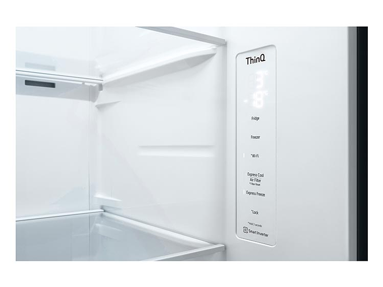 REFRIGERADOR SIDE BY SIDE LG GS66BVP NO FROST 647 LT 6