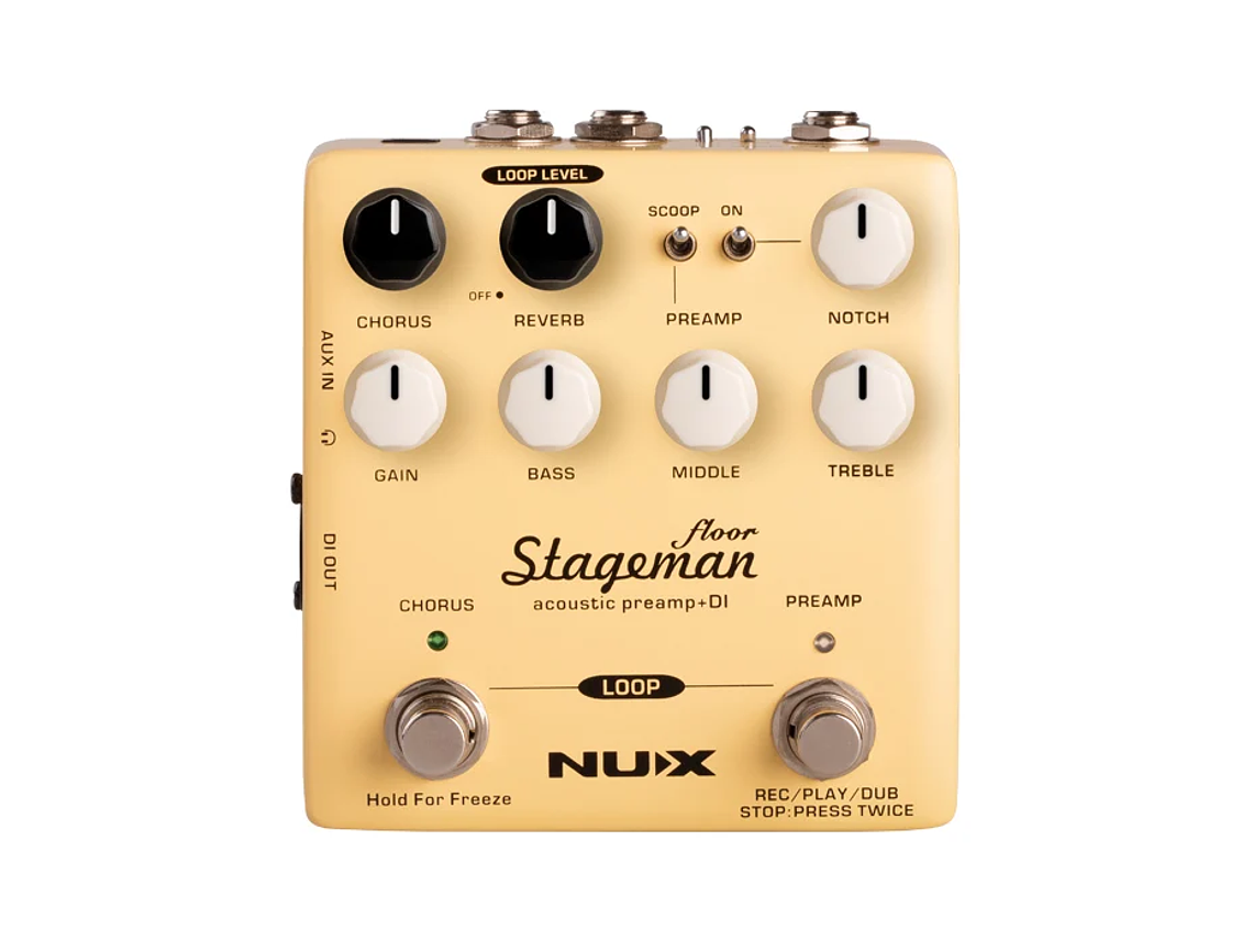 PREAMPLIFICADOR NUX NAP-5 DE GUITARRA ACÚSTICA STAGEMAN FLOOR 1