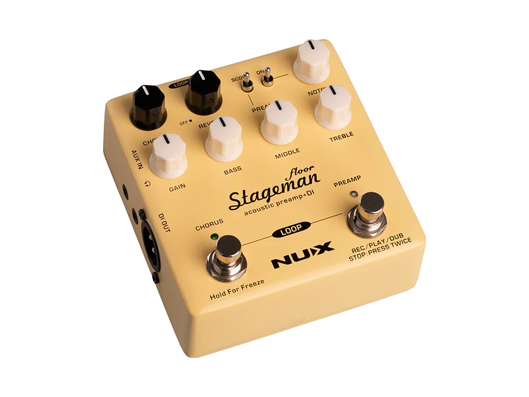 PREAMPLIFICADOR NUX NAP-5 DE GUITARRA ACÚSTICA STAGEMAN FLOOR 4