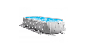 PISCINA ESTRUCTURAL INTEX PRISMA FRAME SET 610X305X122 CM + BOMBA + ESCALERA + COBERTOR + BASE