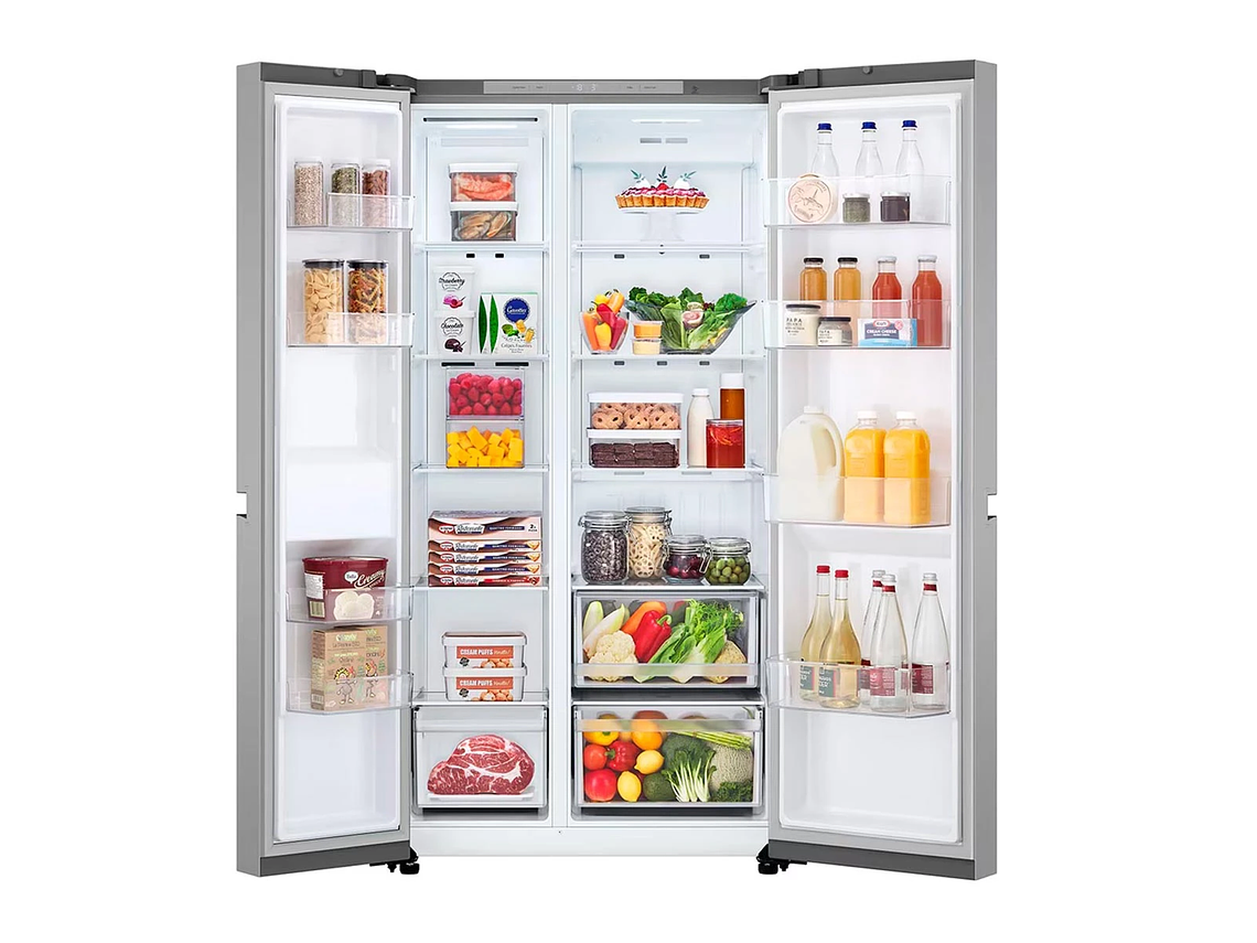REFRIGERADOR SIDE BY SIDE LG 658 L NO FROST GS66BPY 2