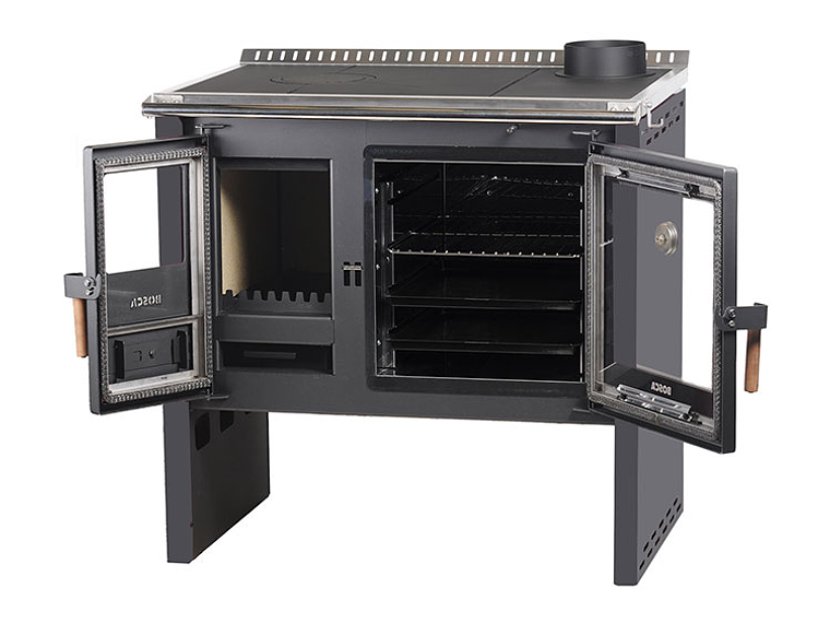 COCINA A LEÑA BOSCA HESTIA CHARCOAL 1