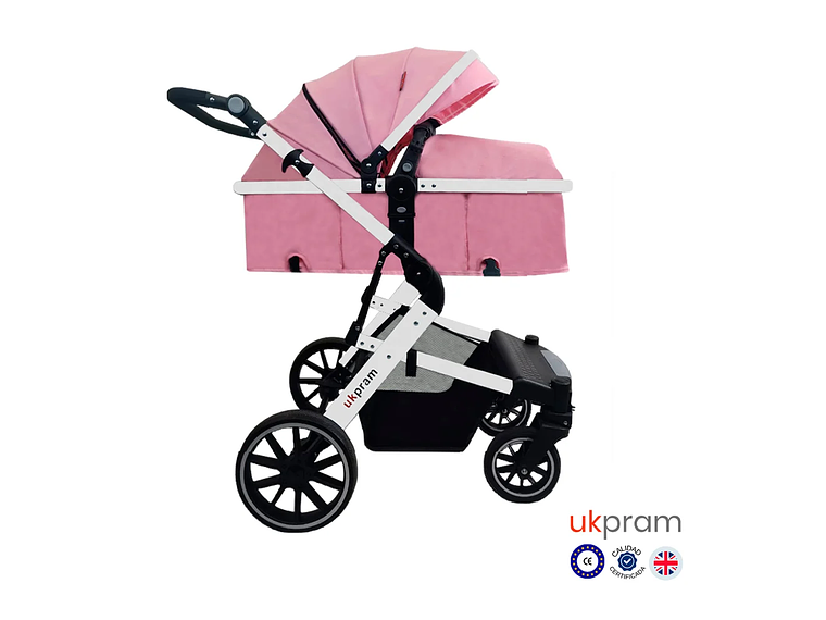 COCHE TRAVEL SYSTEM 4 EN 1 UK PRAM ROSA 2