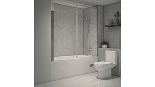 MAMPARA STRETTO DE TINA CORREDERA 140 X 150 CM