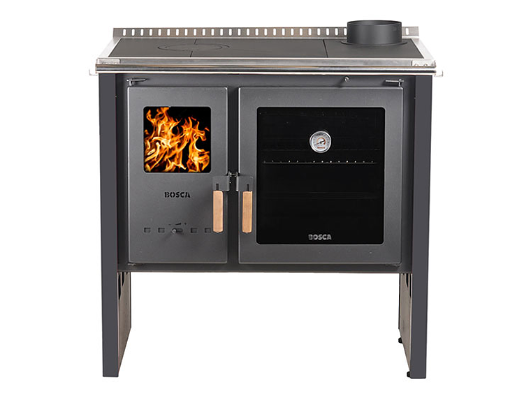COCINA A LEÑA BOSCA HESTIA CHARCOAL 2
