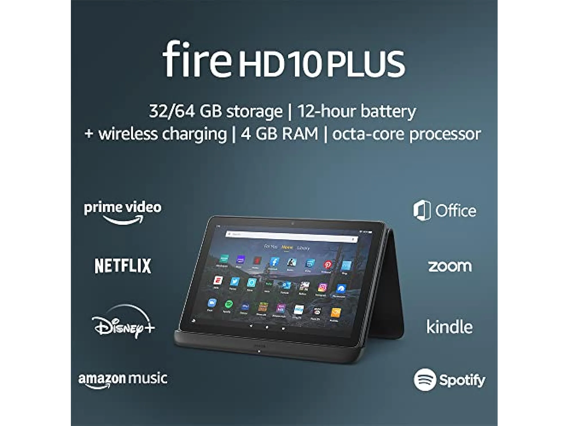 TABLET AMAZON FIRE HD 10 PLUS PANTALLA FULL HD DE 10.1 ' 1080P 64 GB 1