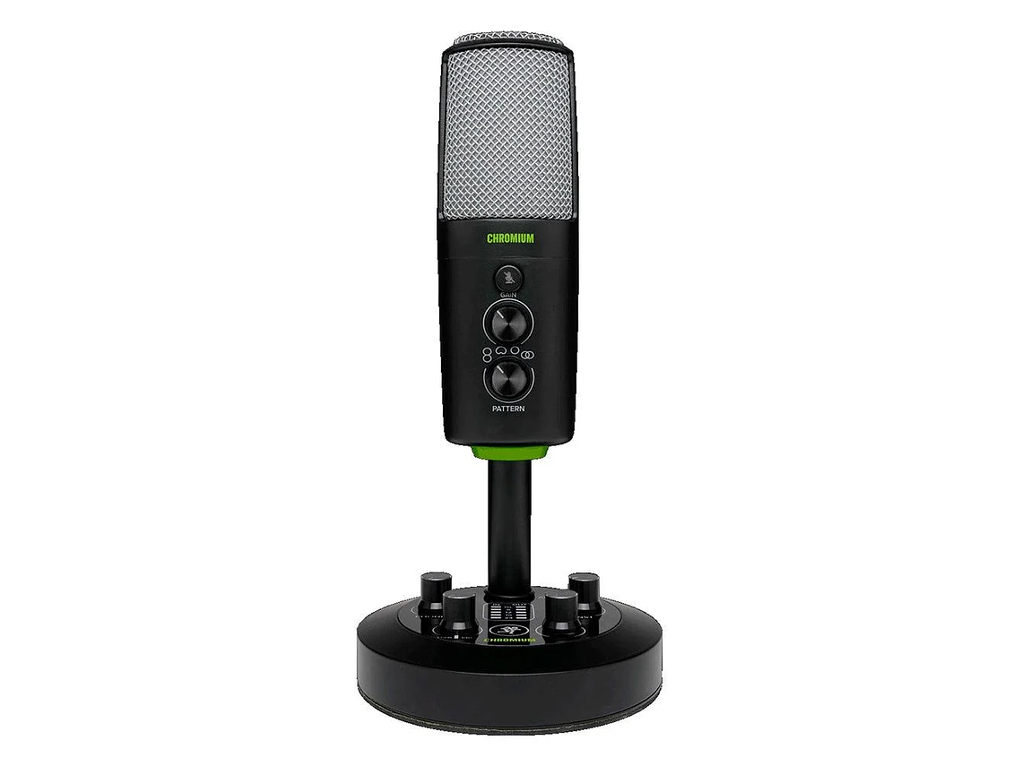 MICROFONO CONDENSADOR MACKIE USB C/MIXER 2 CANALES CHROMIUM 3