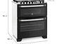 COCINA A GAS 5 PLATOS DOBLE HORNO TIMER DIGITAL 76DBA NEGRA - Miniatura 2
