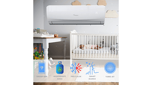 INCLUYE INSTALACIÓN EN RM SPLIT ON/OFF 18000BTU WIFI APP