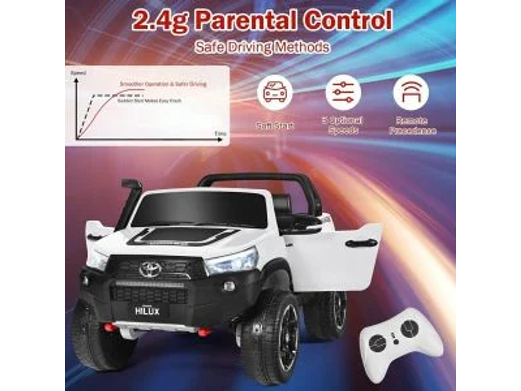  AUTO TOYOTA HILUX RUGGED X 12V WHITE 5