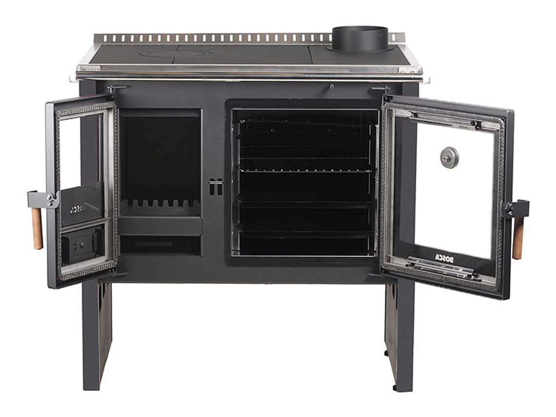 COCINA A LEÑA BOSCA HESTIA CHARCOAL 4