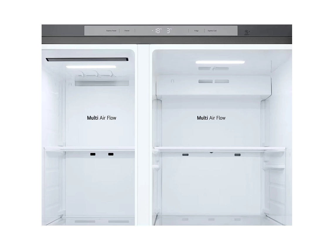 REFRIGERADOR SIDE BY SIDE LG 658 L NO FROST GS66BPY 6