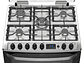 COCINA A GAS 5 PLATOS DOBLE HORNO TIMER DIGITAL 76DBA NEGRA - Miniatura 5