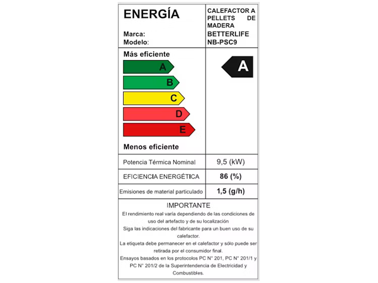 ESTUFA PELLET 9,5 KW WI-FI BETTERLIFE NB-PSC9 4