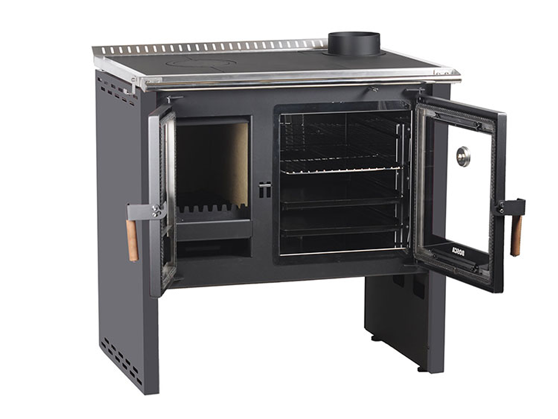 COCINA A LEÑA BOSCA HESTIA CHARCOAL 7