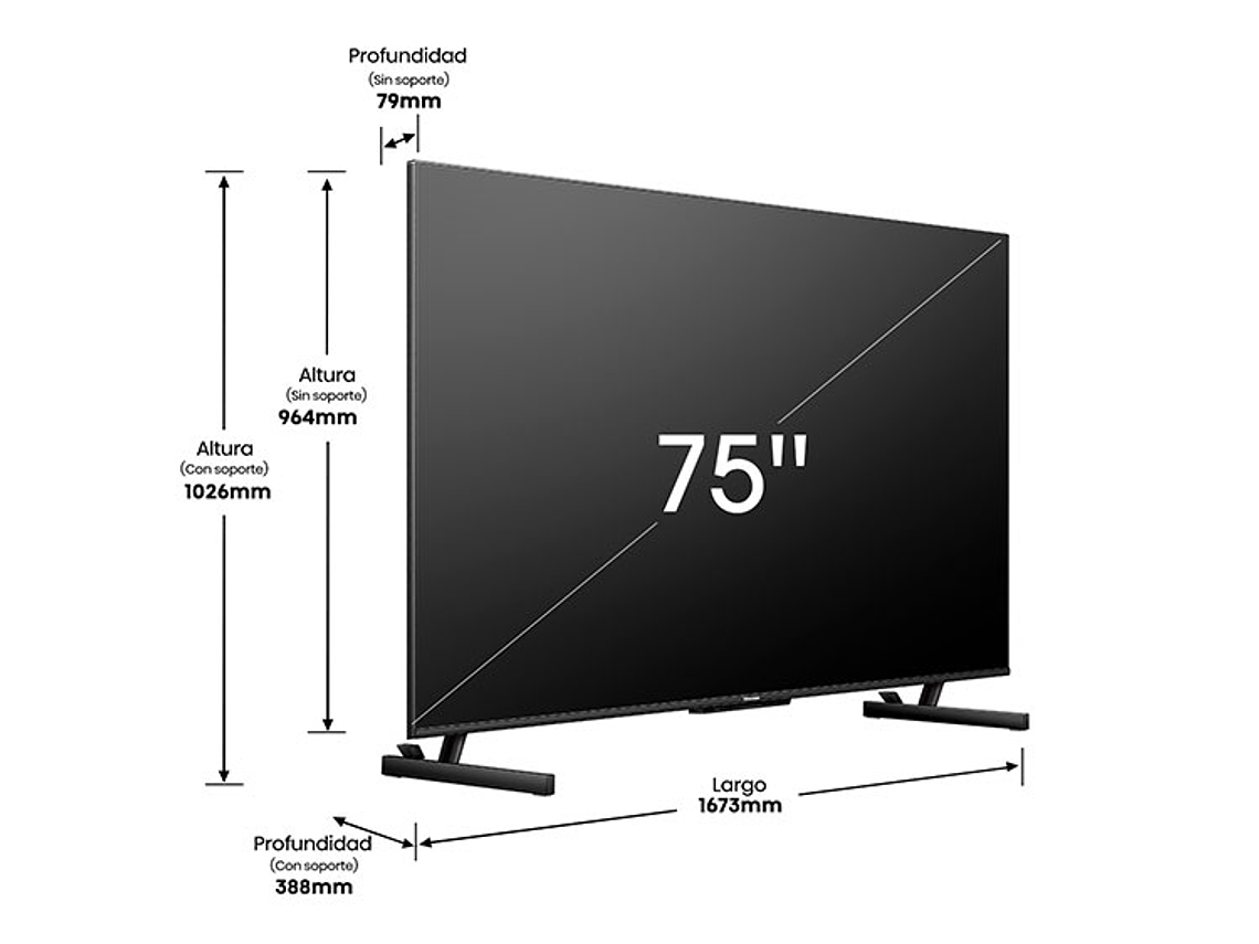 SMART TV HISENSE MINI LED UHD 4K 75