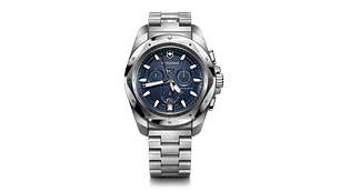 RELOJ DE PULSERA VICTORINOX INOX CHRONO 43 MM CORREA ACERO DIAL AZUL