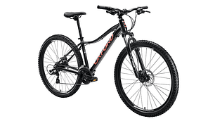 BICICLETA MTB OXFORD VENUS 1  NEGRO/CORAL ARO 27.5