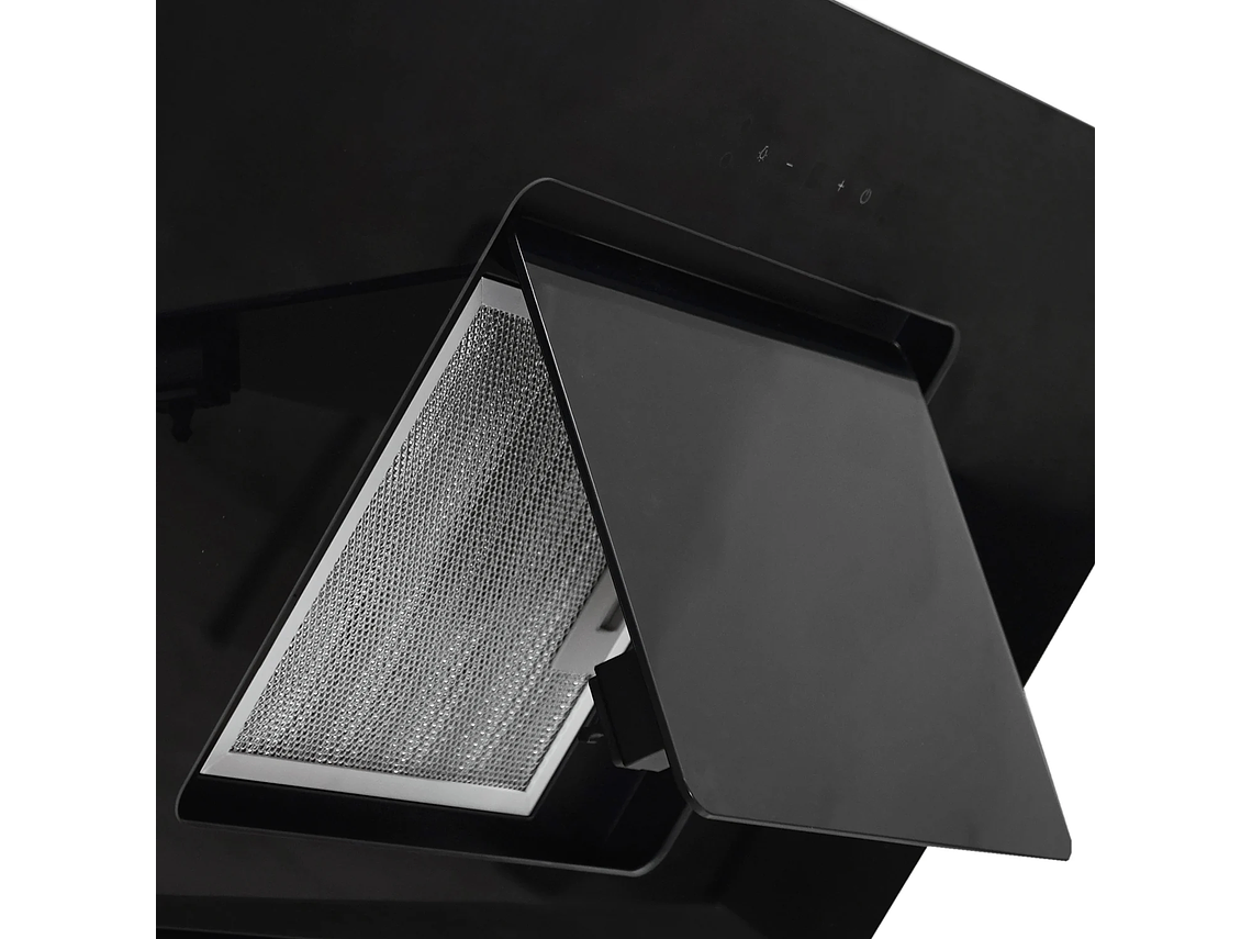 CAMPANA VIDRIO NEGRO CONTROL TOUCH 90CM 3