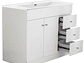 KIT DOMSA MUEBLE VANITORIO B120PHD-B + P-120/120 X 80 X 47 CM BLANCO - Miniatura 4
