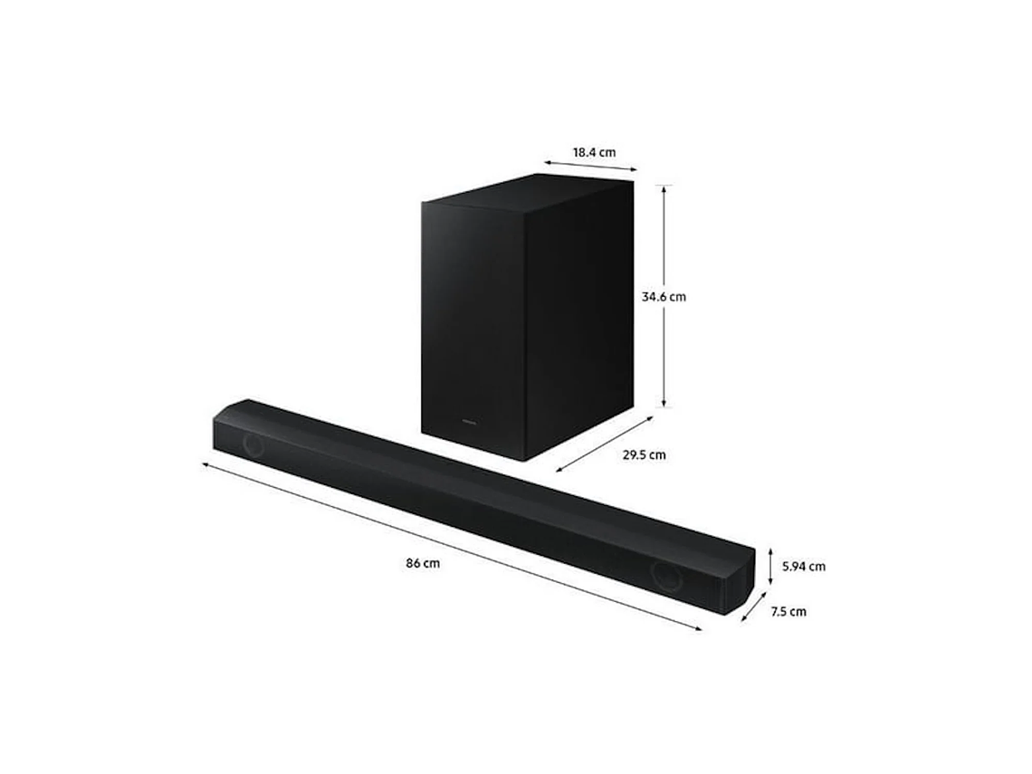 SOUNDBAR SAMSUNG SERIE B HW-B550 4