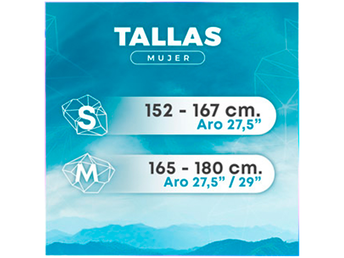 BICICLETA MTB OXFORD VENUS 1  NEGRO/CORAL ARO 27.5 6