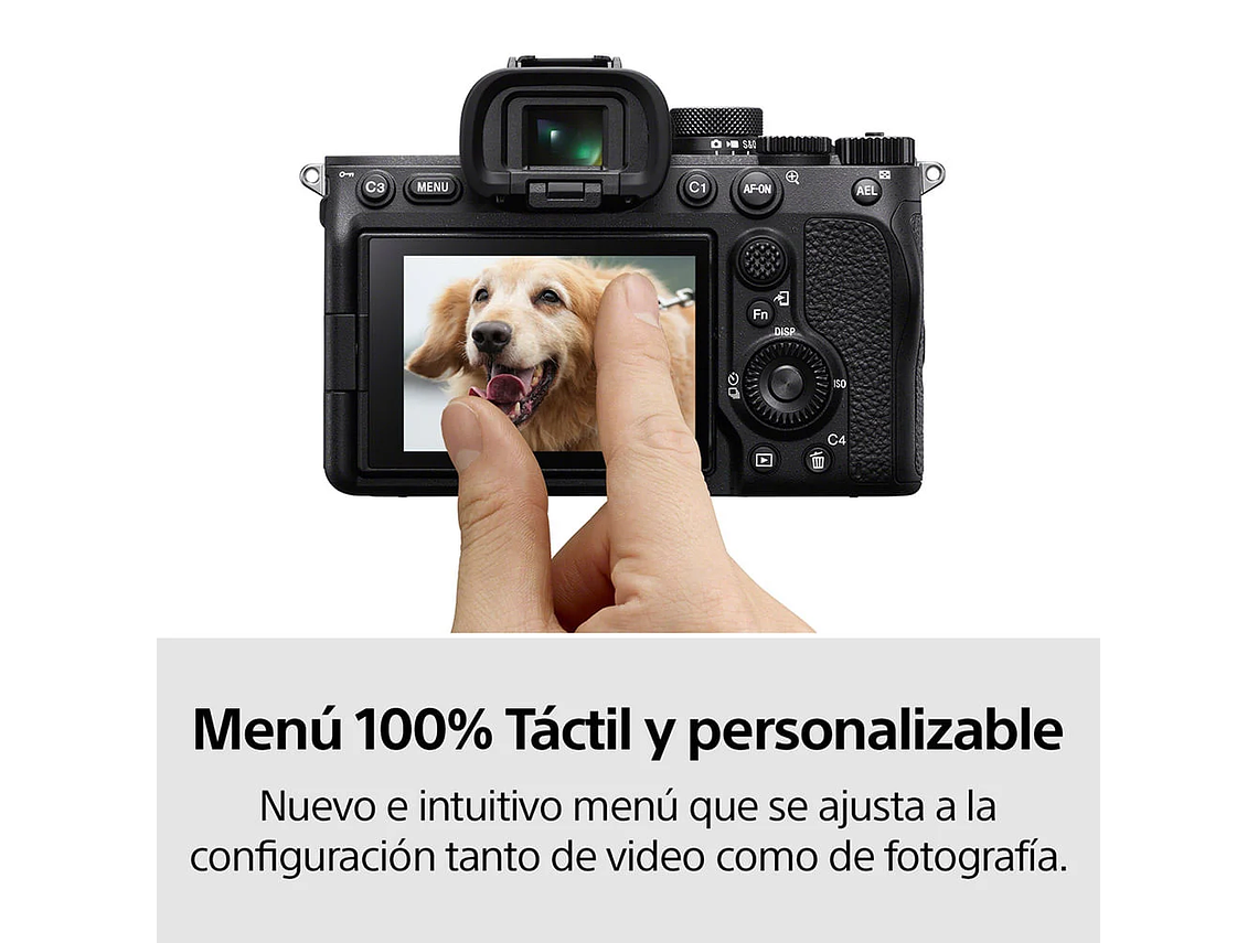 CAMARA FULL FRAME ILCE-7M4K CON LENTE SEL2870 | NEGRO 4
