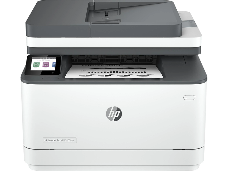 IMPRESORA MULTIFUNCIONAL HP LASERJET PRO MFP 3103FDW MONOCROMÁTICA WIFI 1
