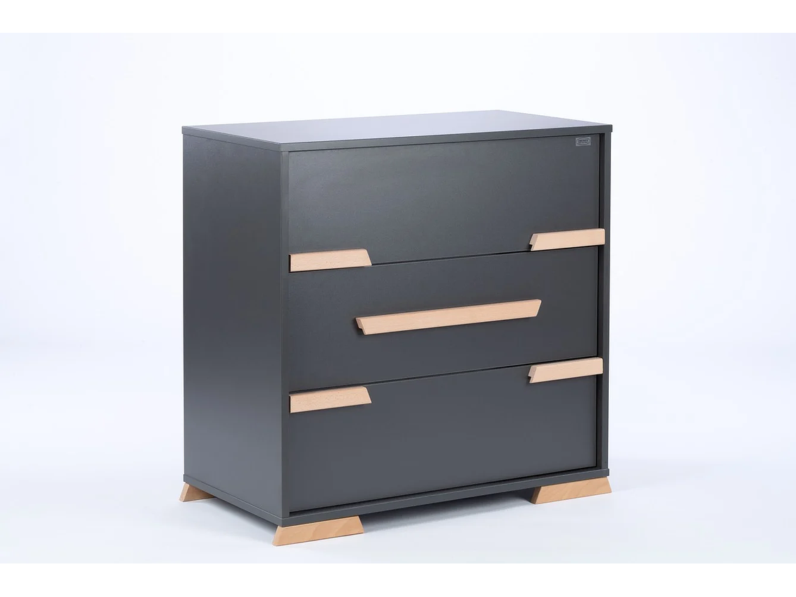 CÓMODA Y MUDADOR LEO 3