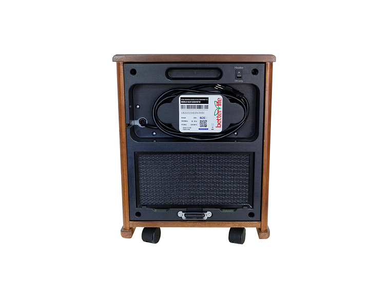 ESTUFA INFRARROJA MADERA UV 70 M² BETTERLIFE BLIR1500UVWTW 4