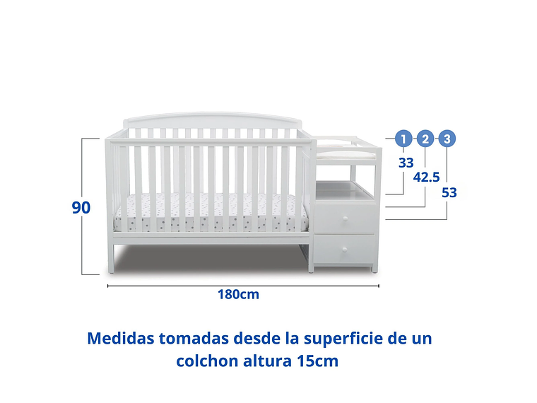 CUNA CONVERTIBLE Y MUDADOR ROYAL 3