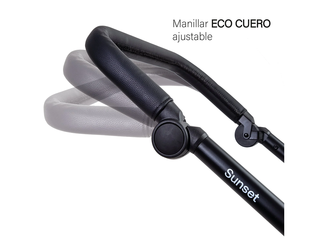 COCHE CUNA TRAVEL SYSTEM ISOFIX SUNSET PREMIUM NEGRO BEBESIT 6