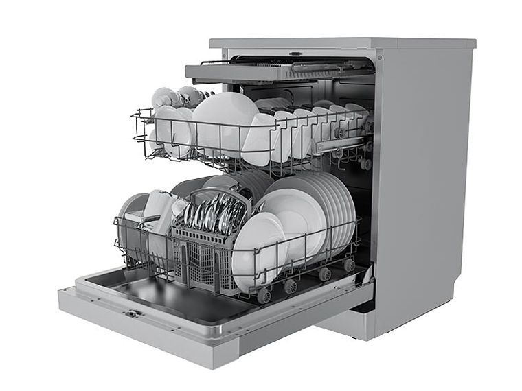 LAVAVAJILLAS MIDEA 14 CUBIERTOS MDWPF1401CS SILVER 7