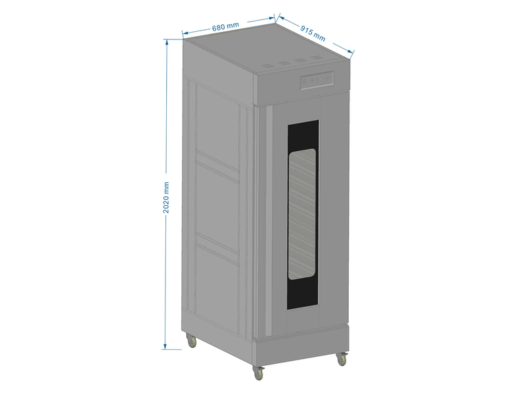 FERMENTADORAS MASA PROCHEF 68 X 58 CAMARA FERMENTADORA 16 BANDEJAS 6