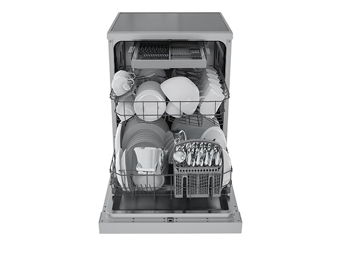 LAVAVAJILLAS MIDEA 14 CUBIERTOS MDWPF1401CS SILVER 8