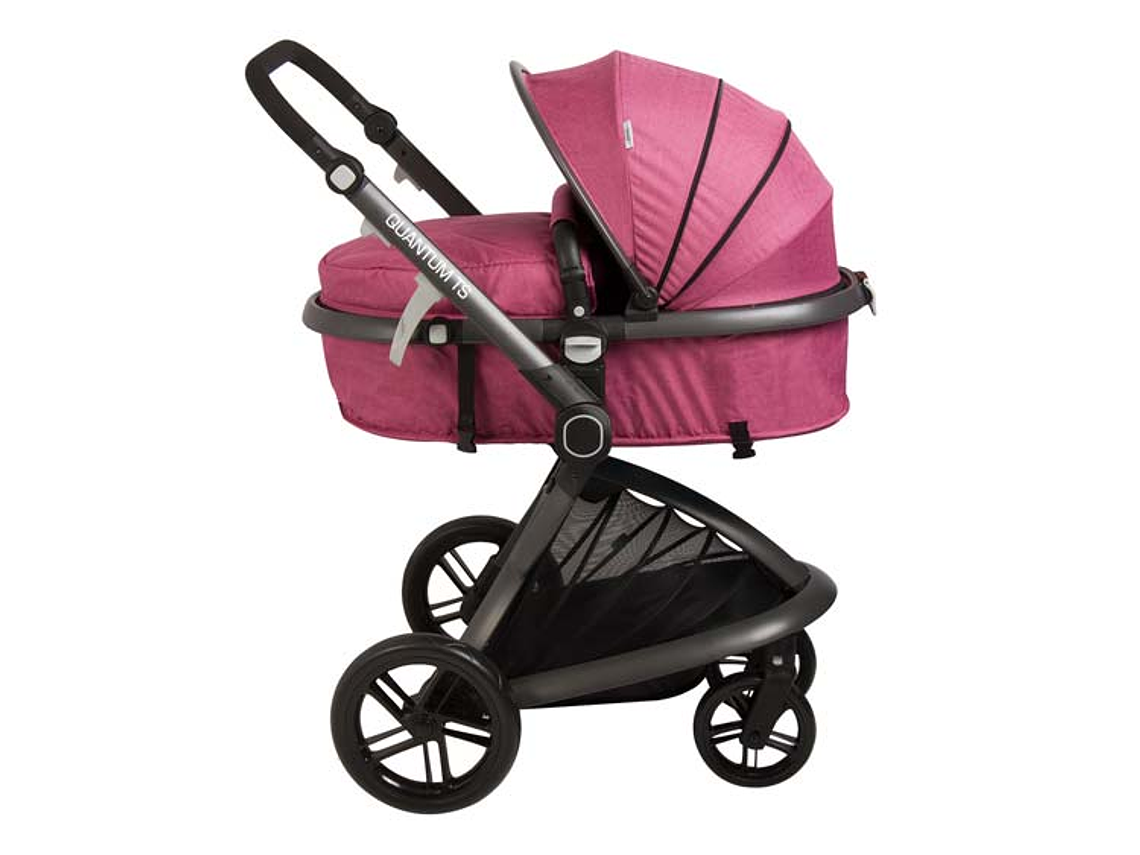 COCHE TRAVEL SYSTEM BEBESIT QUANTUM ROSADO 2