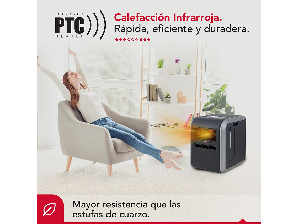 ESTUFA INFRARROJA 4 EN 1 THOR 1500H WIFI 3