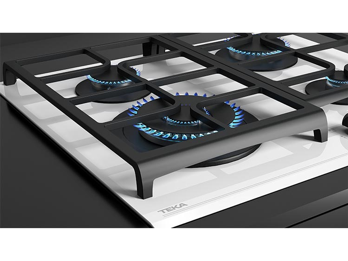 ENCIMERA GAS TEKA 4 PLATOS GZC 64320 XBB BUT WH 10